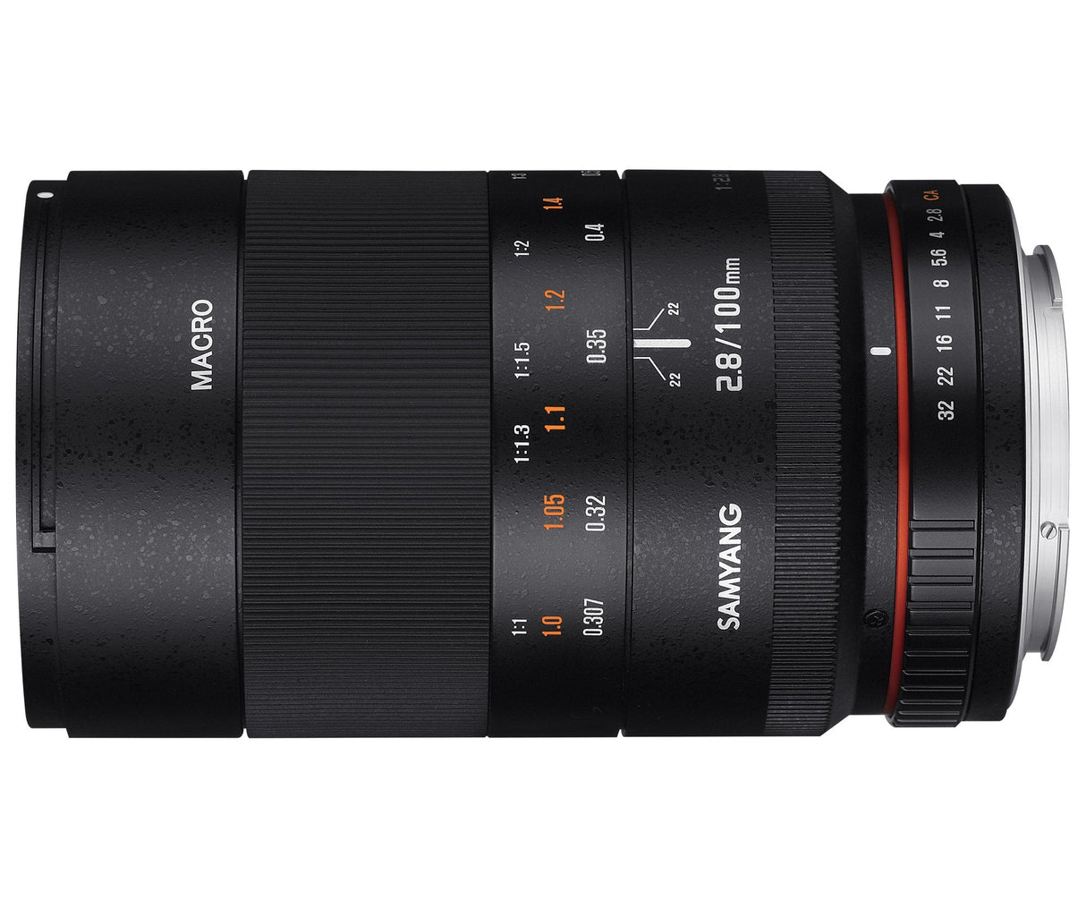 Samyang F1112309101 - Objetivo Fotográfico Dslr Para Micro Cuatro Tercios As If Umc (Distancia Focal Fija 100mm, Apertura F/2.8-32, Diámetro Filtro: 67mm), Negro