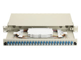 Equip Lwl-Spleisskamen 24-Port Lc-Duplex Os2 1u Komplett Gr