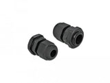 Delock Cableverschraubung Pg9 10 Stück Schwarz
