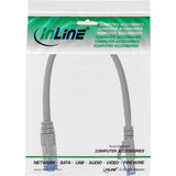 Cable De Red Inline S/Ftp Pimf Cat.6a Libre De Halógenos 500mhz Gris 0.3m