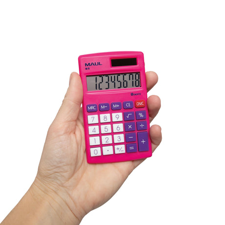 EAN 4002390085427 - MAUL M 8 calculadora Bolsillo Calculadora básica Rosa imagen 6