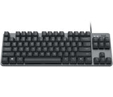 Teclado Alemán Logitech K835 Tkl Mechanical Keyboard Usb Grafito, Gris
