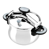 Olla A Presión Bra New Star A185501 Ø22cm 4.5l Acero Inoxidable Apta Para Inducción