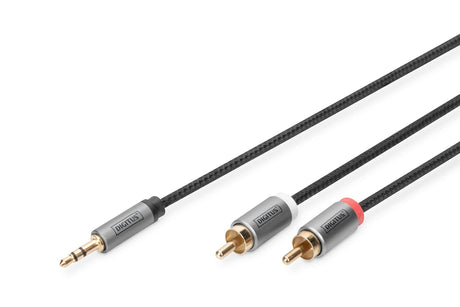 EAN 4016032481331 - Digitus DB-510330-010-S cable de audio 1 m 2 x RCA Negro imagen 1
