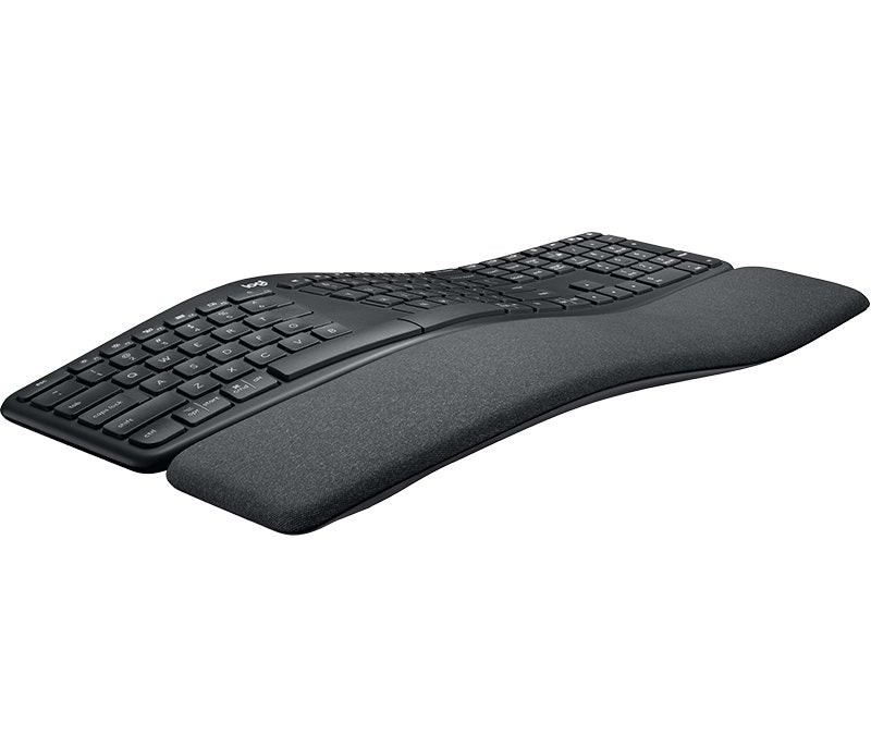 Teclado Nórdico Logitech Ergo K860 Rf Wireless + Bluetooth Qwerty Grafito (Logitech Ergo K860 Keyboard Rf Wireless + Bluetoot)