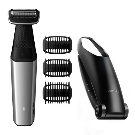 EAN 8710103843818 - Philips BODYGROOM Series 5000 BG5020/15 afeitadora corporal Negro, Gris imagen 1