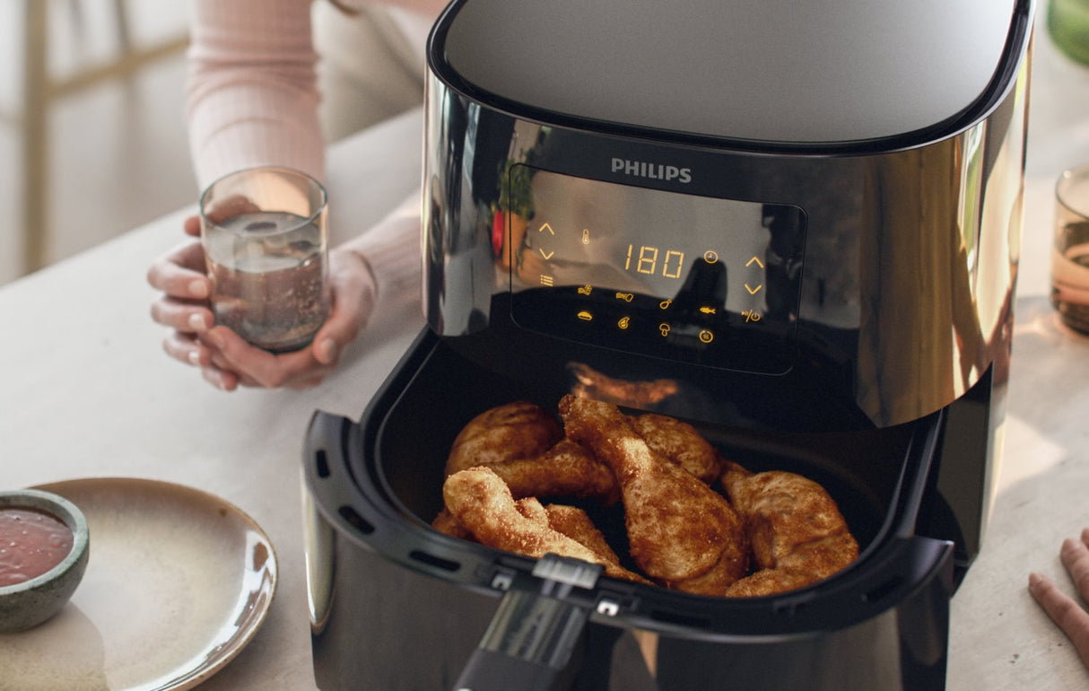 Philips 3000 Series Hd9270/70 Freidora  De Aire Sencillo 6,2 L Independiente 2000 W Negro, Plata