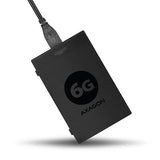 EAN 8595247903075 - Axagon ADSA-1S6 caja para disco duro externo Carcasa de disco duro/SSD Negro 2.5" imagen 7