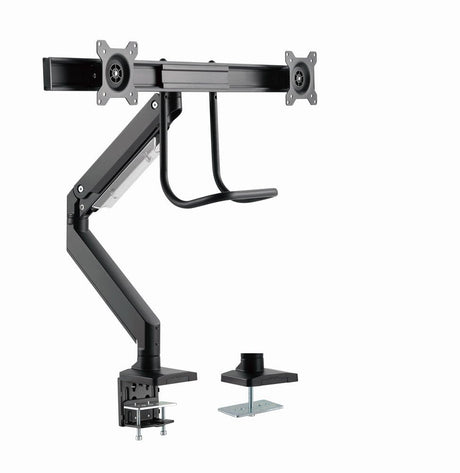 EAN 8716309127684 - Gembird MA-DA2-04 soporte para monitor 81,3 cm (32") Escritorio Negro imagen 2