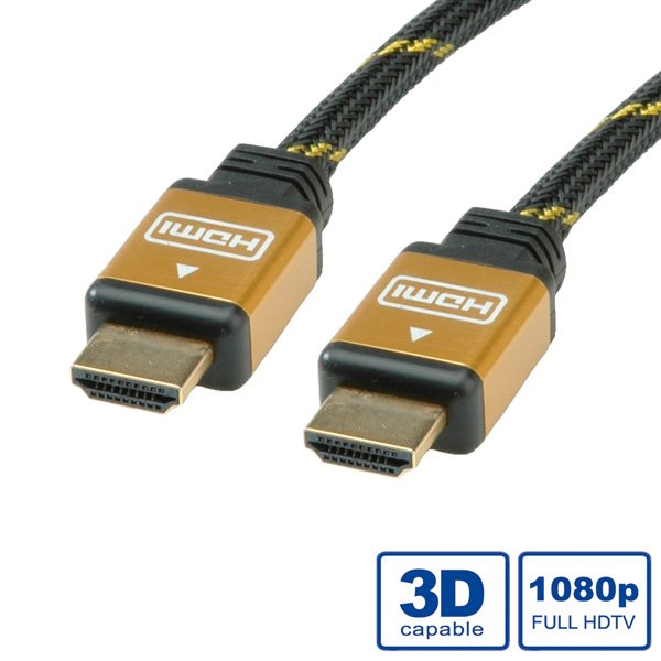 Roline Gold Hdmi High Speed Cable Mit Ethernet 15m