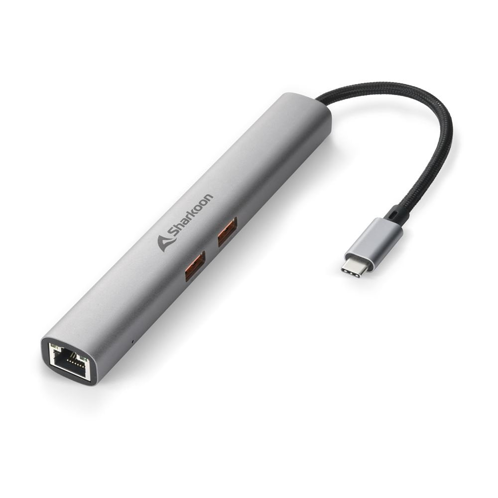 Sharkoon Officepal Combo Adapter, Estación De Acoplamiento Gris 4044951040704