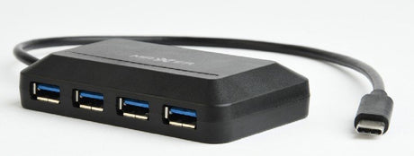 EAN 8716309103152 - Maxxter ACT-HUB3C-4P hub de interfaz USB 3.2 Gen 1 (3.1 Gen 1) Type-A 5000 Mbit/s Negro imagen 1