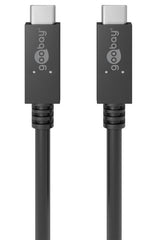 Wentronic 49254 Cable Usb 1 M Usb 3.2 Gen 2 (3.1 Gen 2) Usb C Negro