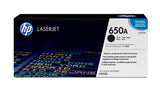 EAN 0884962161166 - HP 650A Black Original LaserJet Toner Cartridge cartucho de tóner 1 pieza(s) imagen 1