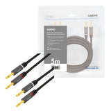 Logilink Lautsprechercable, 2x2.50 Mm2 + Bananenmecker 5m