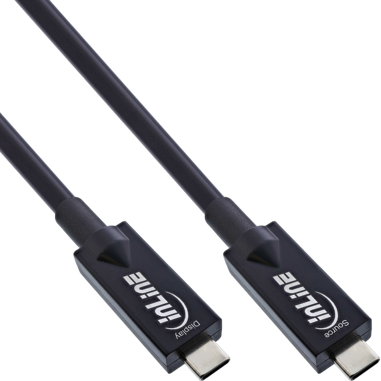 Inline® Usb 3.2 Gen.2 Aoc Cable, Usb Type-C Macho/Macho Negro, 5m