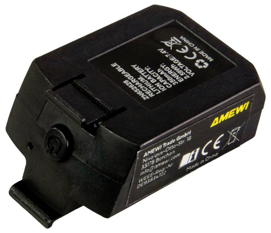 Amewi Rc Helikopter Md500 Li-Po Akku 350mah Plata Rot