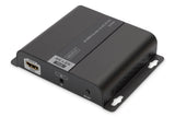 Digitus Set Extensor Hdmi 4k Poe 120m Unidad Receptora Negro