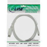 Cable Inline Mini Displayport A Displayport Blanco 1m