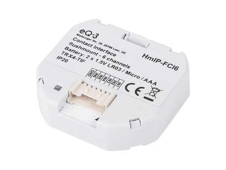 EAN 4047976535019 - Homematic IP HmIP-FCI6 interruptor de luz Blanco imagen 1