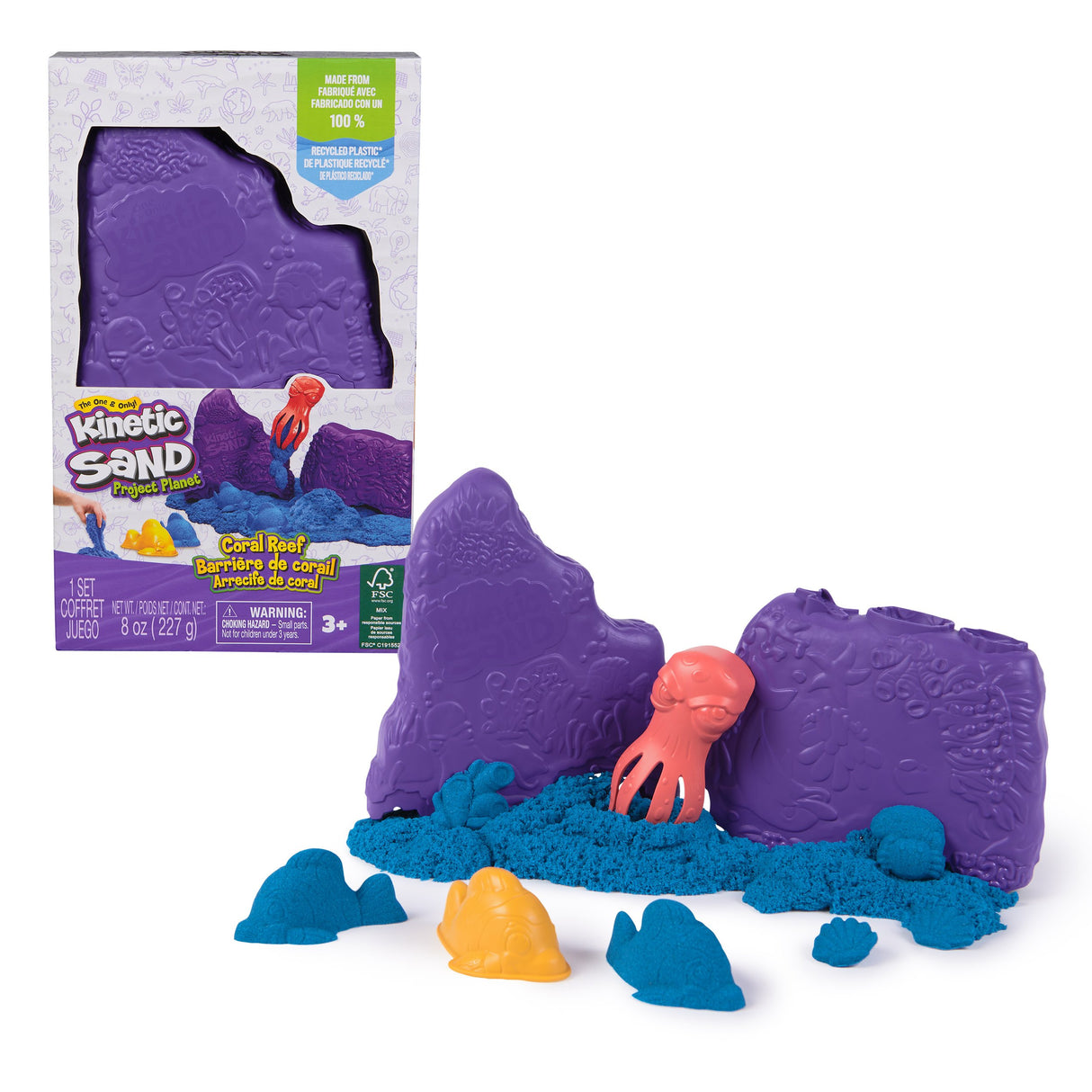 EAN 0681147012738 - Kinetic Sand Project Planet Coral Reef imagen 1