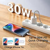 Vention Usb 2.0 Usb-C To Lightncabl Ing M-M 3a Cable 1m White