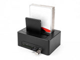 Usb Dual Dockingstation Für 2 X Sata Hdd   Ssd Mit Klon Funktion Und Card Reader + Zusätzlichem Usb Port