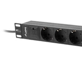 EAN 5901969416794 - Lanberg PDU-03F-0200-IEC-BK unidad de distribución de energía (PDU) 1U imagen 3