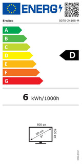 EAN 5715063196618 - Ernitec 0070-24108-M pantalla para PC 20,3 cm (8") 800 x 600 Pixeles SVGA LED Negro imagen 3
