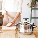 Olla A Presión Bra New Star A185502 Ø22cm 6l Acero Inoxidable Apta Para Inducción