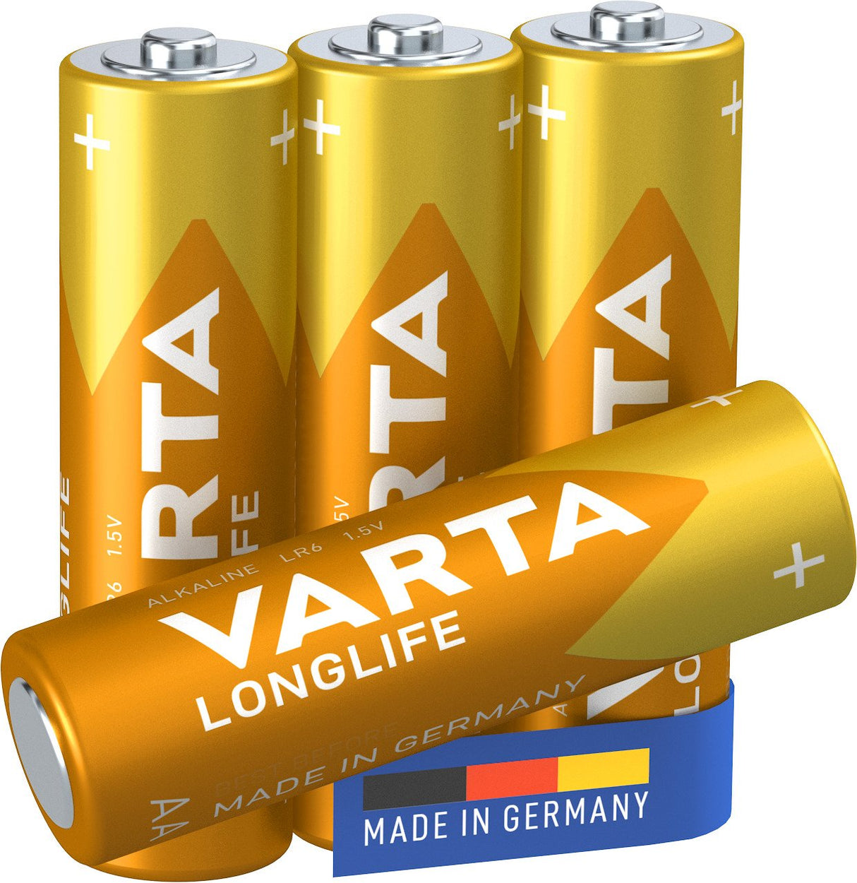 Varta Longlife Pila Alcalina Aa Lr6 Blister*4