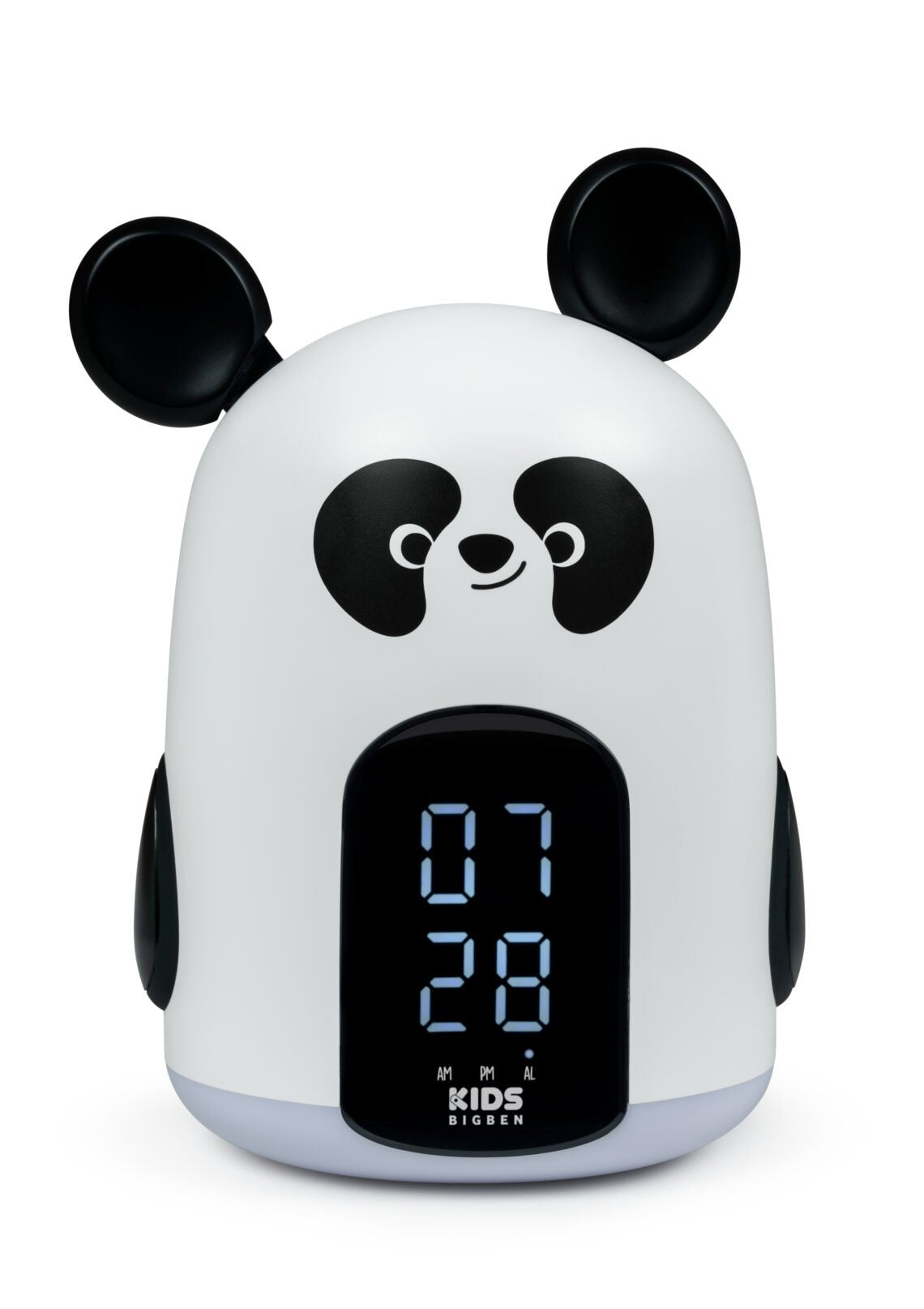 Bigben Kids Despertador Luz Nocturna Tactil - Alarma Programable - 3 Sonidos - Intensidad De Luz Ajustable - Pantalla