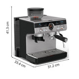Krups Xp801t Precision Espressomaschine, Negro/Silber