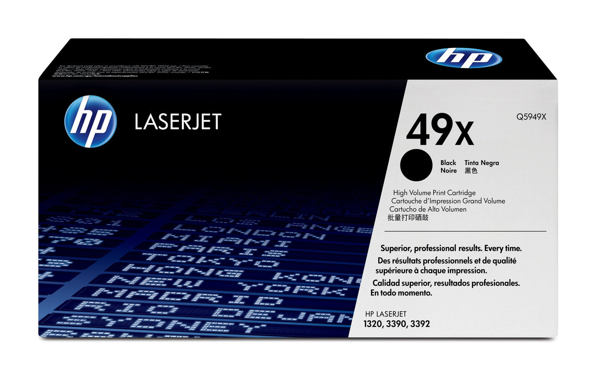 EAN 0193808126604 - HP 49X High Yield Black Original LaserJet Toner Cartridge cartucho de tóner 1 pieza(s) imagen 1