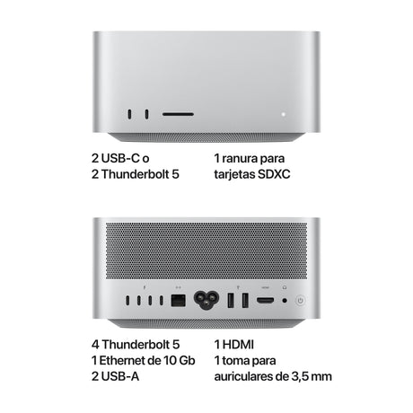 EAN 0195950269345 - Apple Mac Studio Apple M M4 Max 36 GB 512 GB SSD macOS Sequoia Mini PC Plata imagen 5