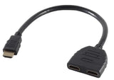 EAN 4051367687843 - Microconnect HDM19M19F19F cable HDMI 0,2 m HDMI tipo A (Estándar) Negro imagen 1