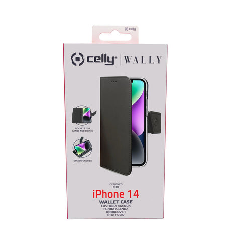 EAN 8021735196792 - Celly Wally funda para teléfono móvil 15,5 cm (6.1") Funda cartera Negro imagen 5