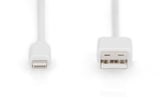 EAN 4016032383932 - Digitus DB-600106-010-W cable de conector Lightning 1 m Blanco imagen 2