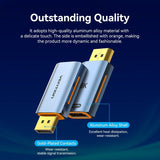 EAN 6922794774780 - Vention HFMH0 adaptador de cable de vídeo DisplayPort HDMI tipo A (Estándar) Gris imagen 3