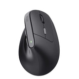 Ratón Trust Yuno Vertical Inalámbrico - Ergonómico - Recargable - Negro