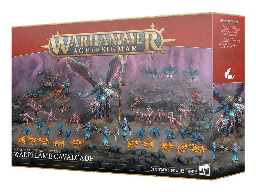 Warhammer Aos - Battleforce Disciples Of Tzeentch : Cavalcade Du Feu Maudit