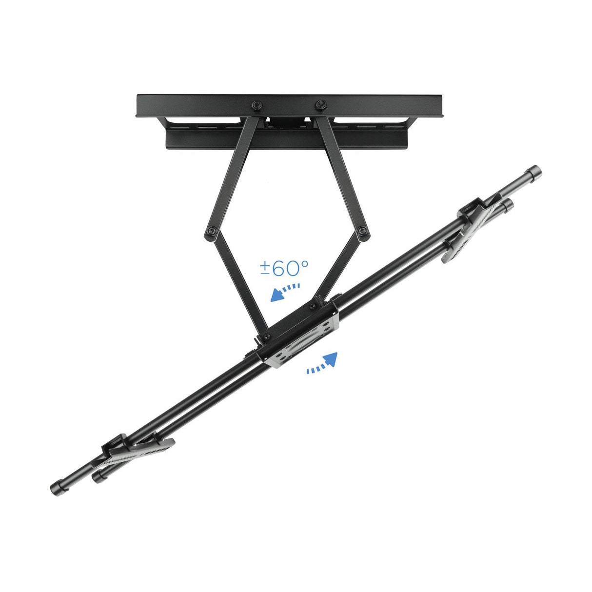 Tooq Soporte De Pared Con Doble Brazo Articulado Para Tv De 37"-90" - Giratorio E Inclinable - Peso Max 75kg - Vesa