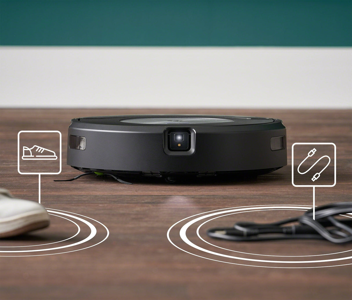 Robot Roomba Combo J7+ Aspiradora Robotizada Bolsa Para El Polvo Negro, Acero Inoxidable