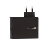 Cargador Adaptador Usb Universal De Pared Phoenix Phmultiusbcharger 4 X Usb Negro 5.1v 2.1a