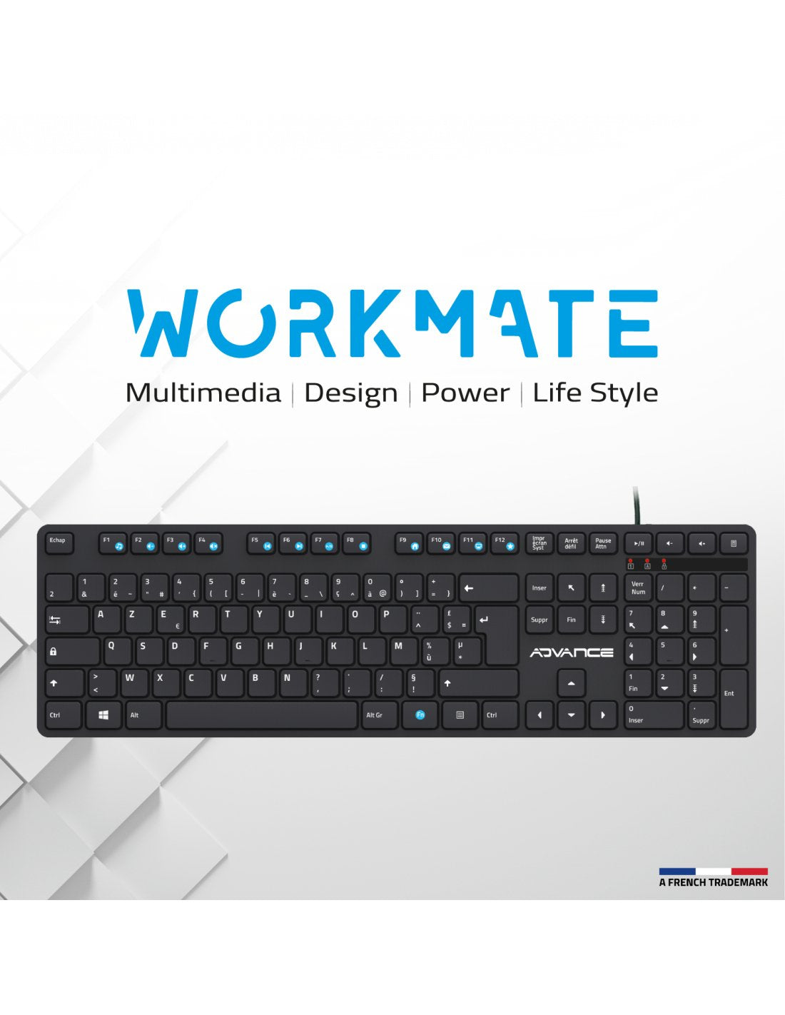 Teclado Advance Workmate (Negro)