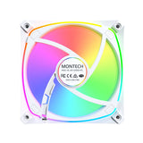 Ventilador Pc Montech Ax120 Pro 12 Cm Blanco 3 Pieza(S)