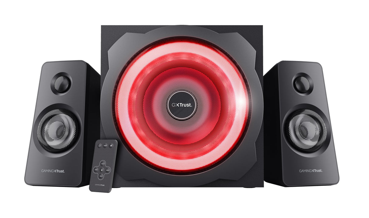 Juego De Altavoces Trust Gxt 629 Tytan 2.1 Rgb 22944 2.1, Negro