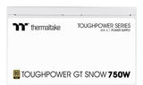 Thermaltake Toughpower Gt Snow 750w, Fuente De Alimentación Para Pc Blanco, 1x Gpu De Alta Potencia De 12 Pines, 4x Pcie, Gestión De Cables, 750 Vatios Ps-Tpt-0750fnfage-W