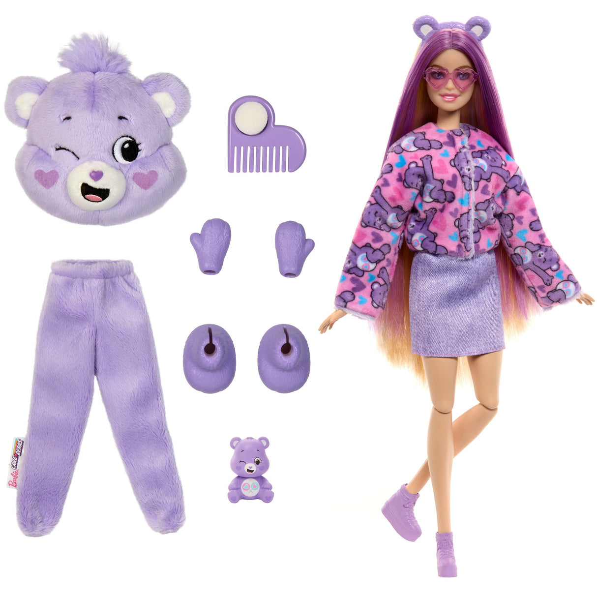 Mattel Barbie Cutie Reveal Care Bears Series - Share Bear, Figura De Juguete   Jcn94