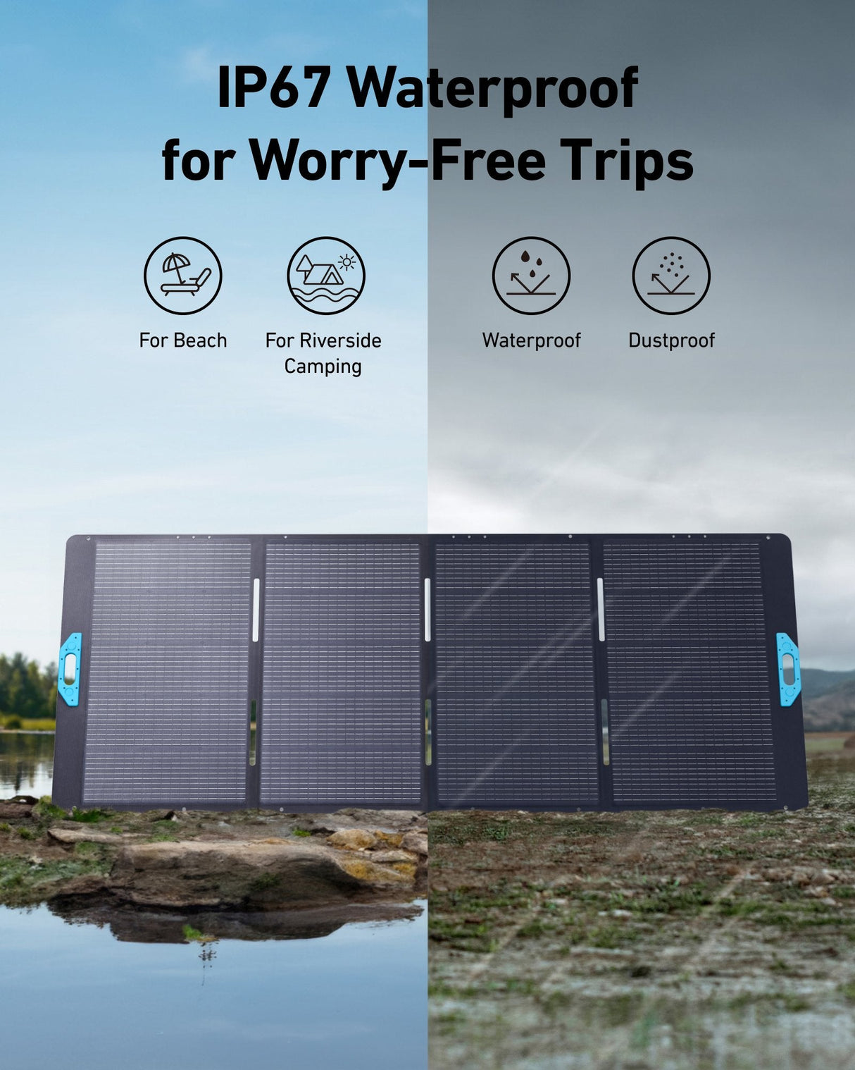 Anker Solix Ps400 Portable Solar Portable Solar Panels 400w